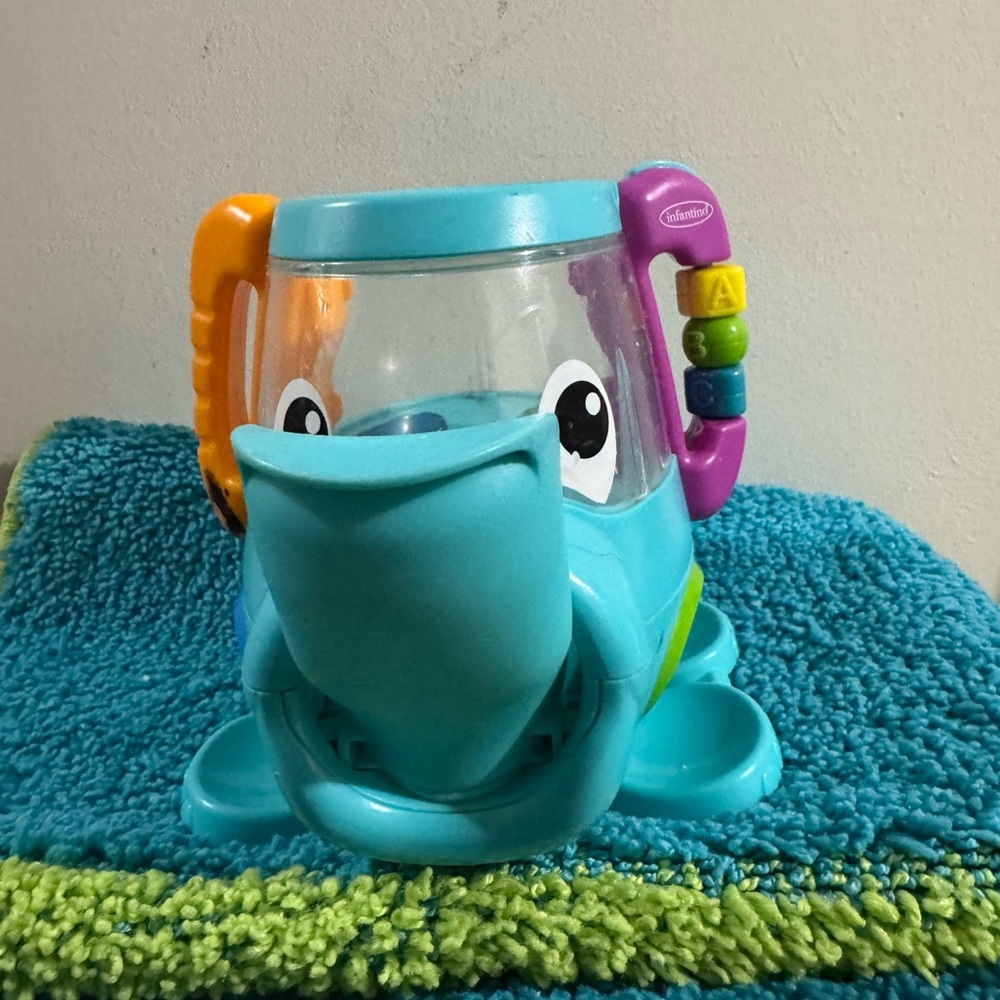 Colorful Elephant Toy with Interactive Features